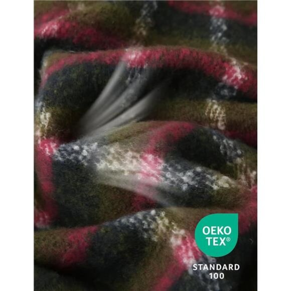 Christmas Plaid Throw Blanket 50x60 Inch Cozy Tassel Decorative Sofa Bed Couch - Picture 4 of 8